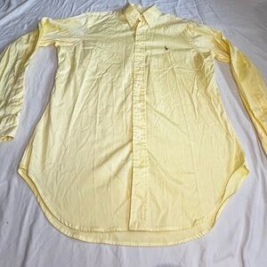 Ralph Lauren Light Yellow Casual Button Down Shirt
